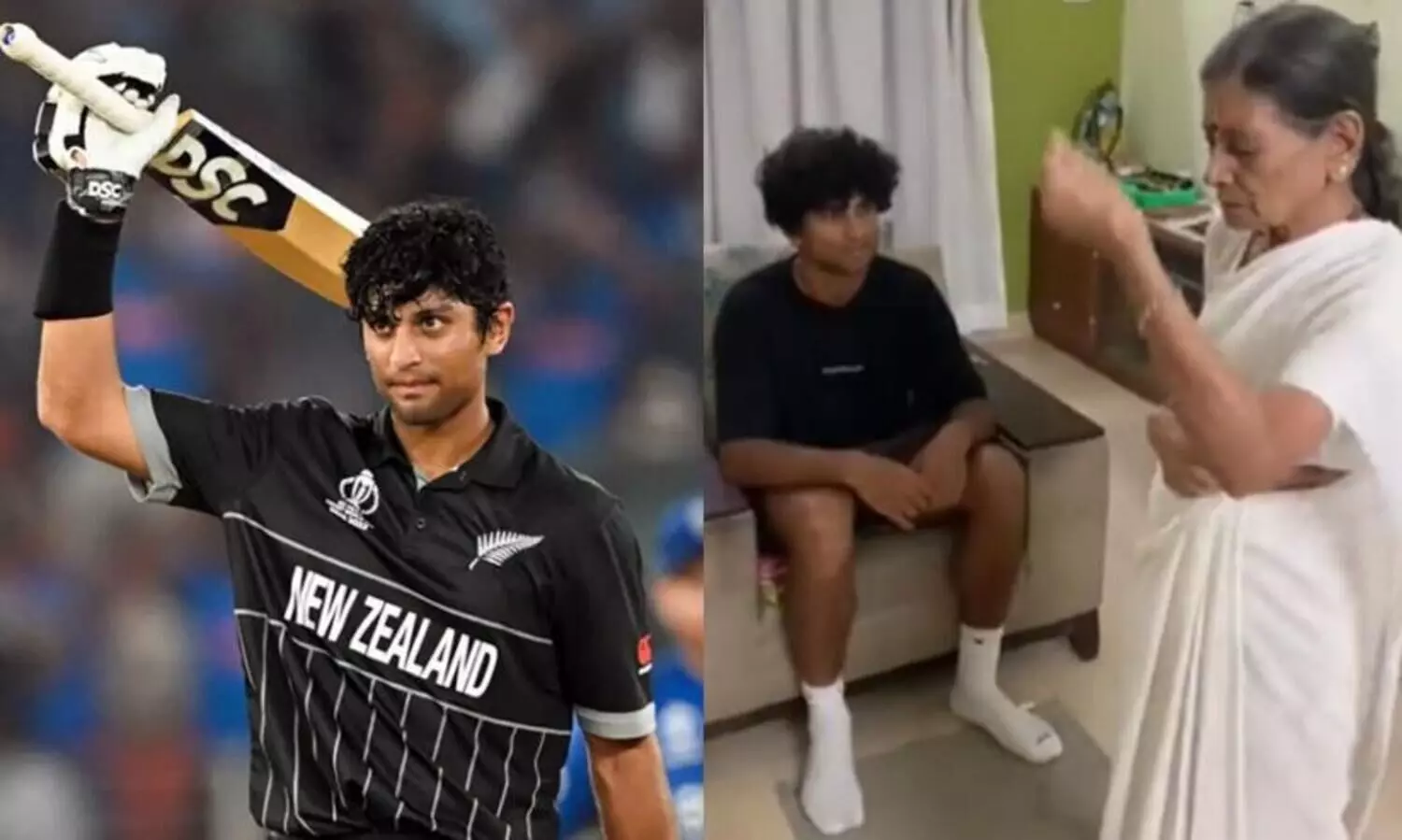 Rachin Ravindras Grandmother Does Nazar Utarna Ritual