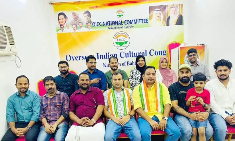 ഒ.​ഐ.​സി.​സി പാ​ല​ക്കാ​ട് ജി​ല്ല ക​മ്മി​റ്റി ഭാ​ര​വാ​ഹി​ക​ൾ