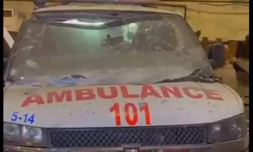 ഗസ്സയിൽ ആശുപത്രികൾക്ക് സമീപം ഇസ്രായേൽ വീണ്ടും ബോംബിട്ടു ഗസ്സയിൽ ആശുപത്രികൾക്ക് സമീപം ഇസ്രായേൽ വീണ്ടും ബോംബിട്ടു