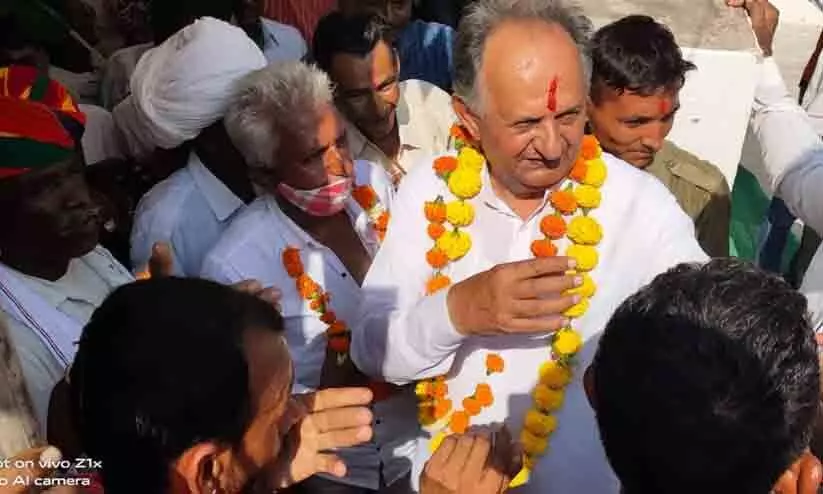 Rajasthan Chief Minister Ashok Gehlots close aide and former Jodhpur mayor Rameshwar Dadhich