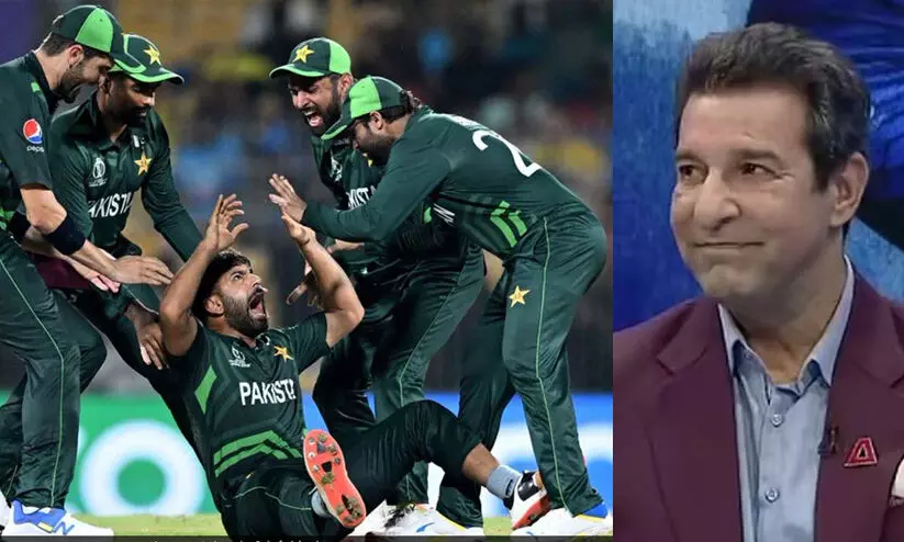 ‘പാകിസ്താന് സെമിയിൽ കടക്കാൻ ഇങ്ങനെയൊരു വഴിയുണ്ട്...’; ബാബർ അസമിനെയും സംഘത്തെയും ട്രോളി വസീം അക്രം ‘പാകിസ്താന് സെമിയിൽ കടക്കാൻ ഇങ്ങനെയൊരു വഴിയുണ്ട്...’; ബാബർ അസമിനെയും സംഘത്തെയും ട്രോളി വസീം അക്രം