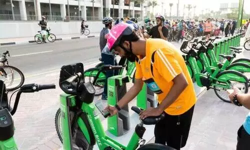 ദുബൈ റൈഡിന് സൈക്കിളുകൾ സൗജന്യം ദുബൈ റൈഡിന് സൈക്കിളുകൾ സൗജന്യം