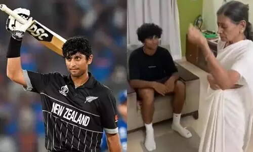 Rachin Ravindras Grandmother Does Nazar Utarna Ritual