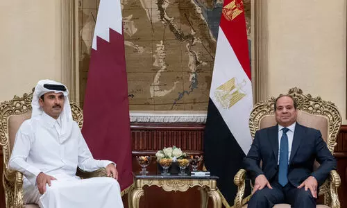 യുദ്ധം അവസാനിപ്പിക്കാൻ ആഹ്വാനവുമായി ഖത്തർ; യു.എ.ഇയും ഈജിപ്തും സന്ദർശിച്ച് അമീർ