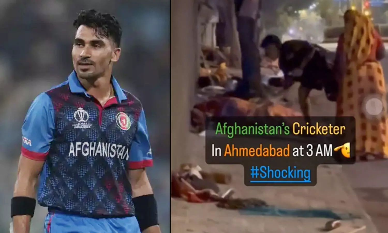 ഗുജറാത്തിലെ തെരുവിലുറങ്ങുന്നവർക്ക് അഫ്ഗാൻ താരത്തിന്റെ ദീപാവലി സമ്മാനം; വിഡിയോ വൈറൽ