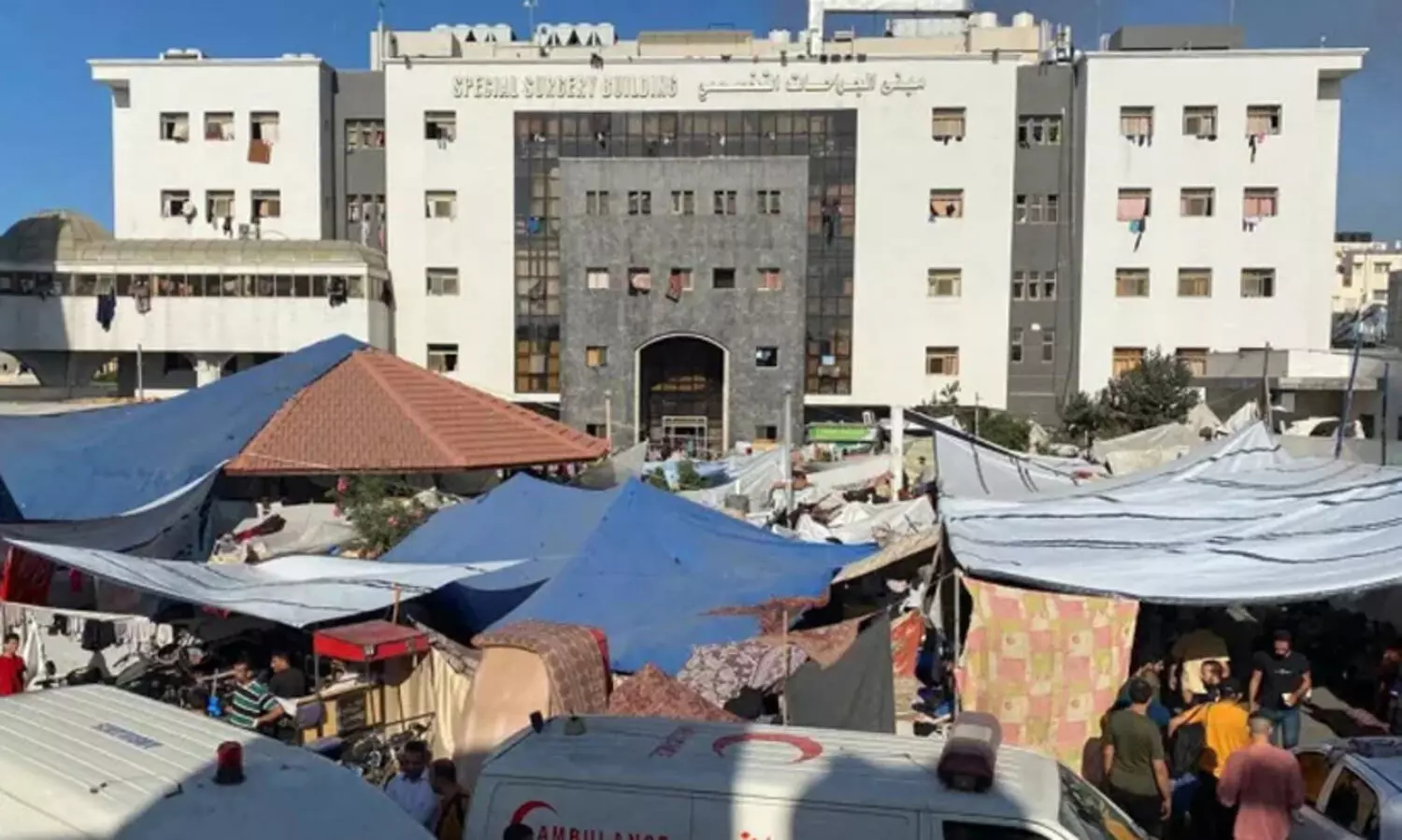 അൽ ശിഫ ആശുപത്രിയുടെ ഹൃദ്രോഗ വാർഡ് തകർത്ത് ഇസ്രായേൽ