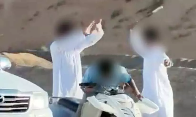 പ്ര​വാ​സി​യെ മ​ർ​ദി​ക്കുന്ന ദൃശ്യം ആ​ർ.​ഒ.​പി എക്സിൽ പങ്കുവെച്ചത്