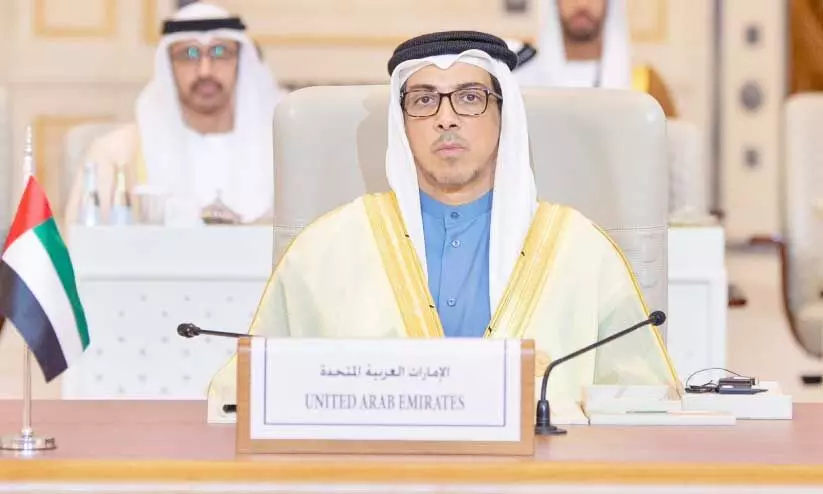 റി​യാ​ദി​ൽ ചേ​ർ​ന്ന അ​റ​ബ്​-​ഇ​സ്​​ലാ​മി​ക്​ ഉ​ച്ച​കോ​ടി​യി​ൽ ശൈ​ഖ്​  മ​ൻ​സൂ​ർ ബി​ൻ സാ​യി​ദ്​ ആ​ൽ ന​ഹ്​​യാ​ൻ പ​​ങ്കെ​ടു​ക്കു​ന്നു