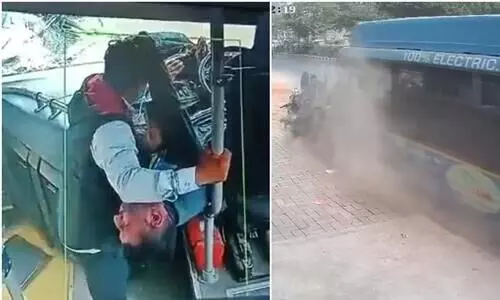 Delhi Accident: CCTV Footage Reveals Driver Suffered Heart Attack
