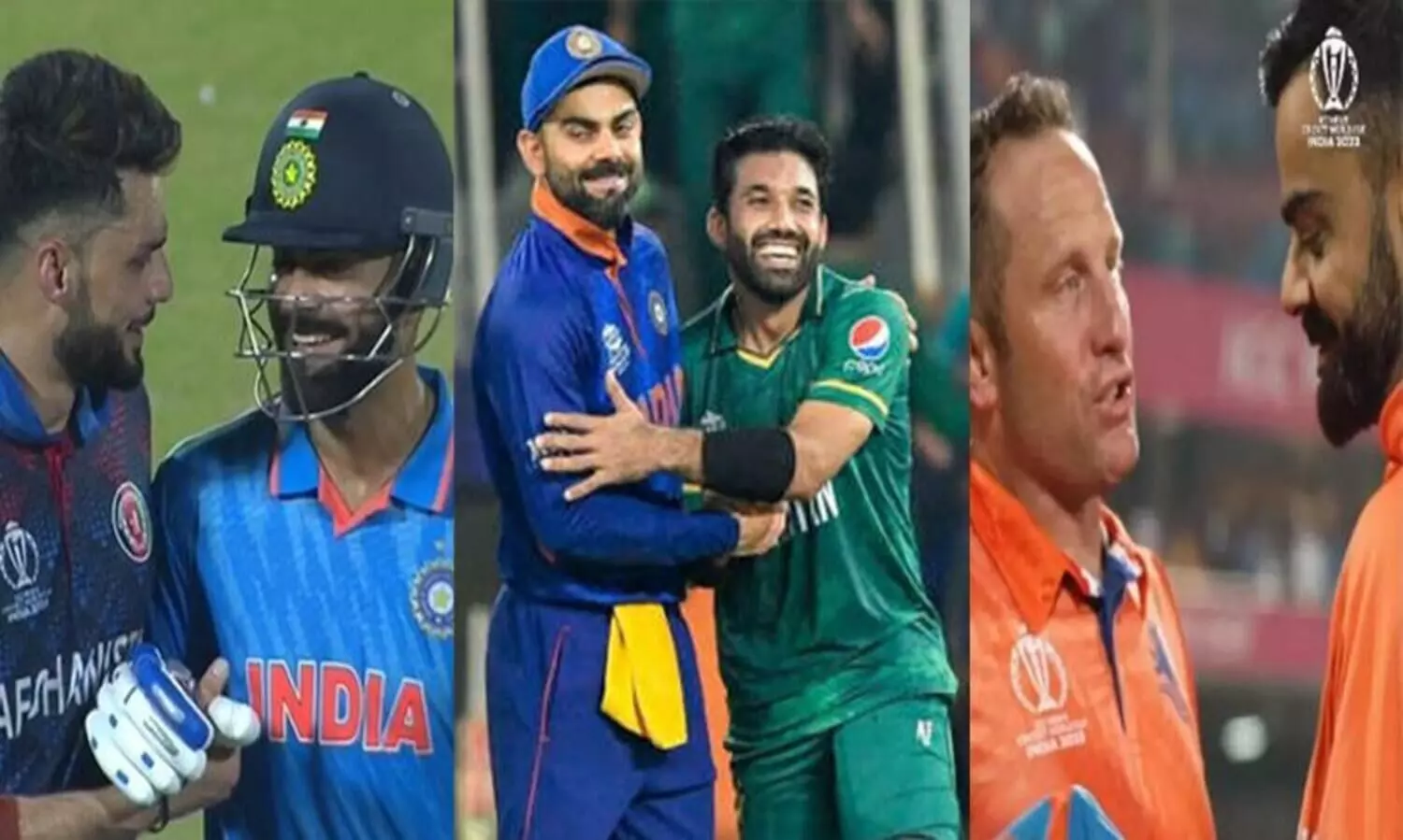 Virat Kohli Gifts Jersey To Roelof Van Der Merwe Netherlands