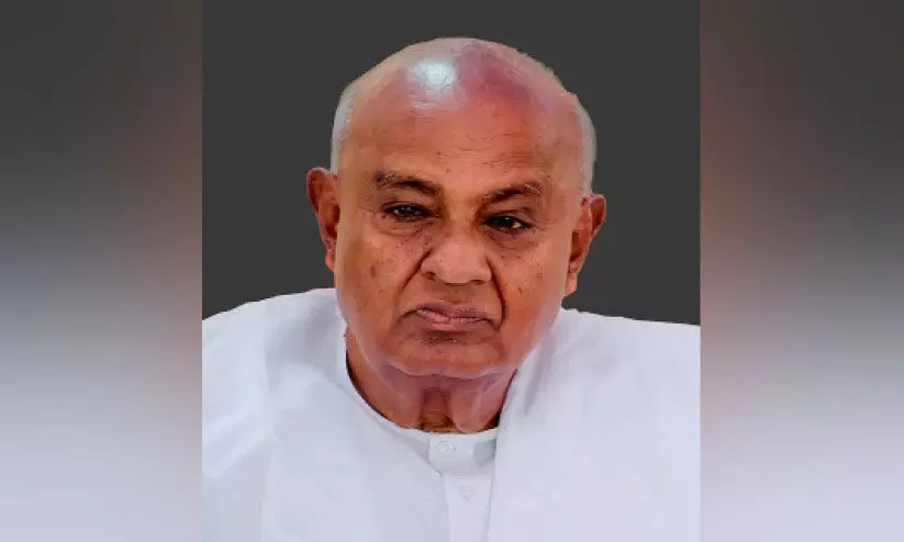 ജെ.ഡി.എസ്-ബി.ജെ.പി സഖ്യം; സി.കെ. നാണു വിളിച്ച യോഗത്തിൽ പങ്കെടുക്കരുതെന്ന് ദേവഗൗഡ