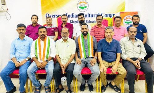 ഒ.​ഐ.​സി.​സി ക​ണ്ണൂ​ർ ജി​ല്ല ക​മ്മി​റ്റി​ക്ക് പു​തി​യ സാ​ര​ഥി​ക​ൾ