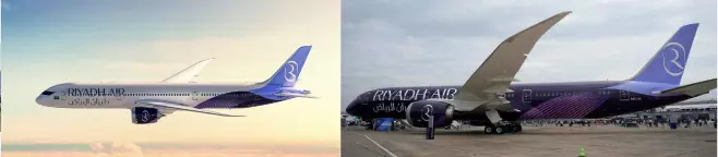 സൗദി ഉടമസ്ഥതയിൽ പുതിയ കമ്പനി: ‘റിയാദ് എയർ’ വിമാനങ്ങളുടെ രണ്ടാമത്തെ ഡിസൈനും പുറത്തുവിട്ടു സൗദി ഉടമസ്ഥതയിൽ പുതിയ കമ്പനി: ‘റിയാദ് എയർ’ വിമാനങ്ങളുടെ രണ്ടാമത്തെ ഡിസൈനും പുറത്തുവിട്ടു