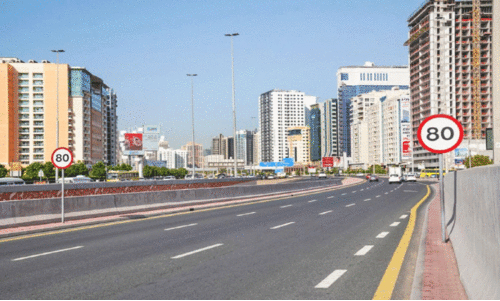 അ​ൽ ഇ​ത്തി​ഹാ​ദ്​ റോ​ഡി​ൽ വേ​ഗ​പ​രി​ധി കു​റ​ച്ചു