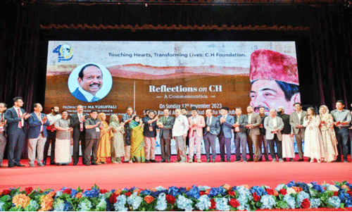 സി.​എ​ച്ച് ഫൗ​ണ്ടേ​ഷ​ന്‍ പ്ര​ഥ​മ പു​ര​സ്‌​കാ​രം എം.​എ. യൂ​സു​ഫ​ലി​ക്ക് സ​മ്മാ​നി​ച്ചു