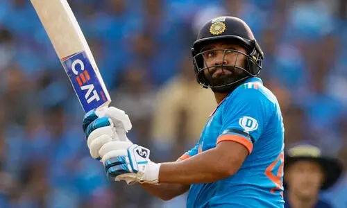 ലോകകപ്പിൽ 50 സിക്സ് നേടുന്ന ആദ്യ ബാറ്റർ; സെമിയിൽ രോഹിതിന് റെക്കോഡിന്റെ തിളക്കം