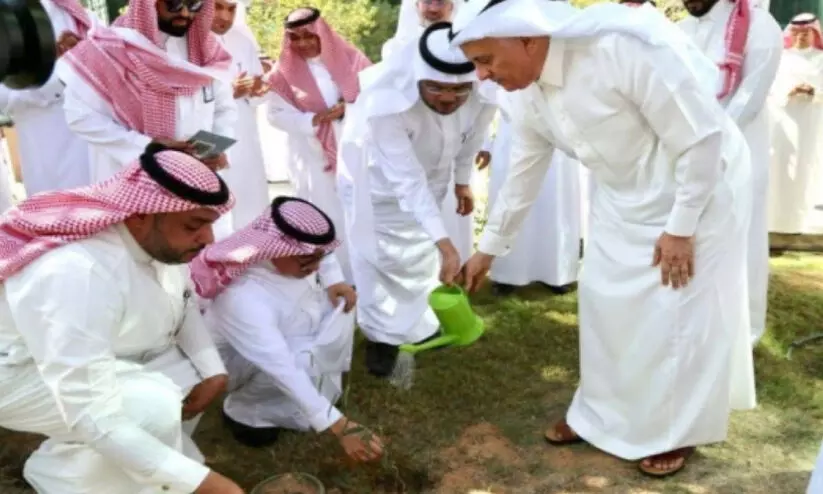 ഹരിതവത്കരണം: സൗദിയിൽ ദേശീയ വനവത്കരണ പദ്ധതി ആരംഭിച്ചു ഹരിതവത്കരണം: സൗദിയിൽ ദേശീയ വനവത്കരണ പദ്ധതി ആരംഭിച്ചു