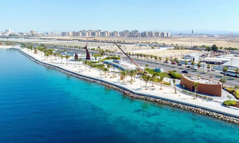 A new 2.7 km long beach in Jeddah South Abhoor beach. Planning
