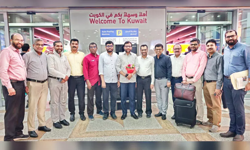 കെ.​ഐ.​ജി.​ഗോ​ൾ​ഡ​ൻ ജൂ​ബി​ലി സ​മാ​പ​ന സ​മ്മേ​ള​നം: അ​തി​ഥി​ക​ൾ​ക്ക് സ്വീ​ക​ര​ണം ന​ൽ​കി