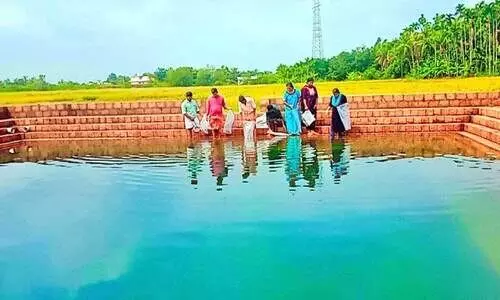 നവീകരിച്ച അങ്കക്കളരി കുളം