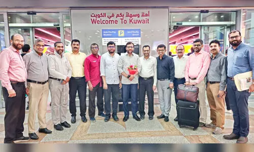 കെ.​ഐ.​ജി.​ഗോ​ൾ​ഡ​ൻ ജൂ​ബി​ലി സ​മാ​പ​ന സ​മ്മേ​ള​നം: അ​തി​ഥി​ക​ൾ​ക്ക് സ്വീ​ക​ര​ണം ന​ൽ​കി