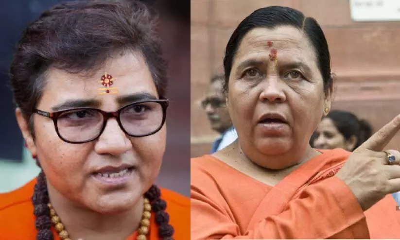 പ്ര​ജ്ഞ സി​ങ്, ഉ​മ ഭാ​ര​തി