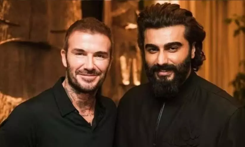 Arjun Kapoor responds to troll claiming he tried to look tall while posing with David Beckham: Im 6 feet tall