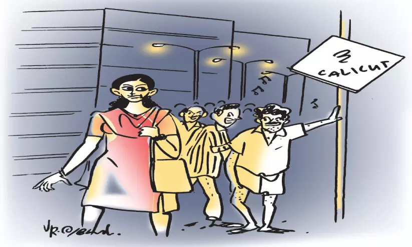 Womens have no security in calicut city