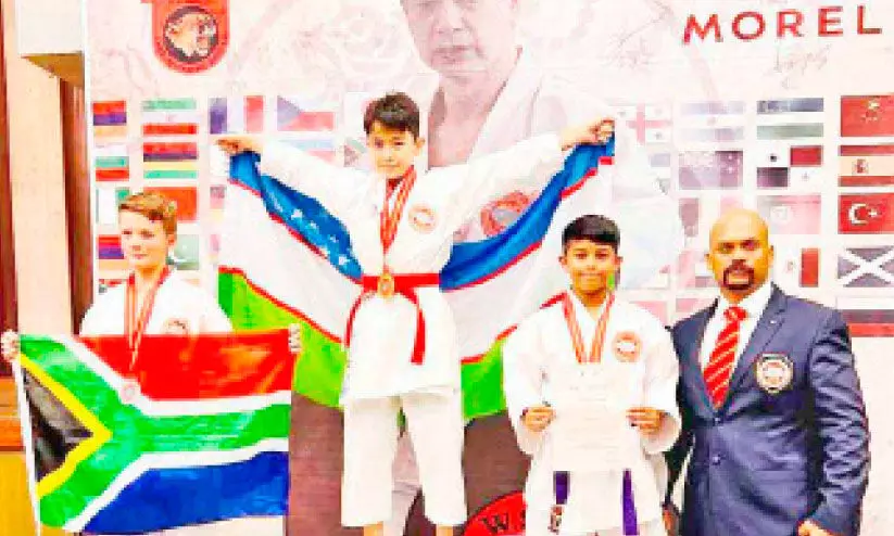 ഇന്ത്യൻ സ്കൂൾ വിദ്യാർഥിക്ക് ലോക കരാട്ടേ ചാമ്പ്യൻഷിപ്പിൽ വെങ്കലം ഇന്ത്യൻ സ്കൂൾ വിദ്യാർഥിക്ക് ലോക കരാട്ടേ ചാമ്പ്യൻഷിപ്പിൽ വെങ്കലം