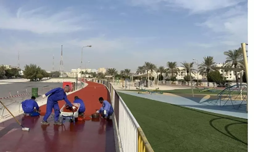 അ​ൽ ഇ​സ്​​തി​ഖ്​​ലാ​ൽ വാ​ക്​​വേ ന​വീ​ക​ര​ണ പ​ദ്ധ​തി മ​ന്ത്രി​യും സം​ഘ​വും വി​ല​യി​രു​ത്തി