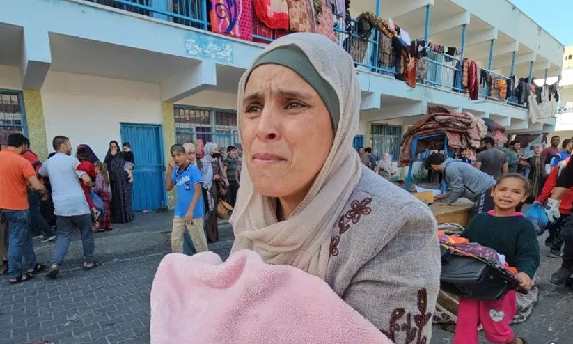 ആഴ്ചകൾക്കിടെ രണ്ടാംതവണയും ആക്രമണം; അൽ ഫാഖൂറ സ്കൂളിൽ ദാരുണ ദൃശ്യങ്ങൾ ആഴ്ചകൾക്കിടെ രണ്ടാംതവണയും ആക്രമണം; അൽ ഫാഖൂറ സ്കൂളിൽ ദാരുണ ദൃശ്യങ്ങൾ