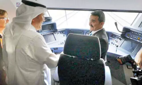 റിയാദിൽ ഹൈഡ്രജൻ ട്രെയിനി​െൻറ പരീക്ഷണയാത്ര തുടരുന്നു