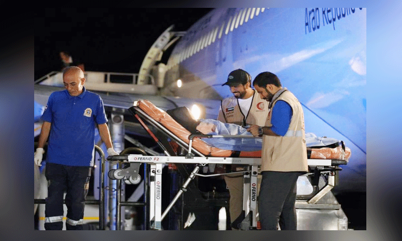 ഗസ്സയിലെ കുട്ടികളുടെ ആദ്യ സംഘമെത്തി ഗസ്സയിലെ കുട്ടികളുടെ ആദ്യ സംഘമെത്തി