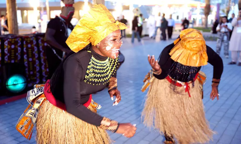 From the opening ceremony of the Angola Pavilion at the Doha Expo