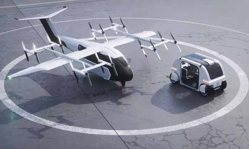 Prototype of electric air taxi to be tested in Dubai Prototype of electric air taxi to be tested in Dubai