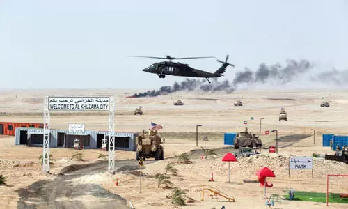 From Kuwaiti-Saudi-U.S. Joint Military Exercise