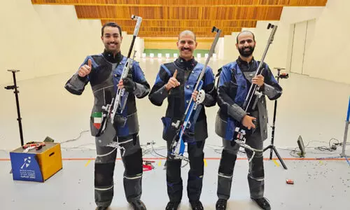Competitors in Shooting Championship