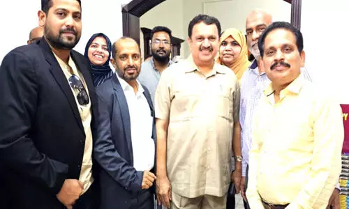 Various issues faced by expatriates  Culture Forum Leaders Present notice to K. Muraleedharan with M.P