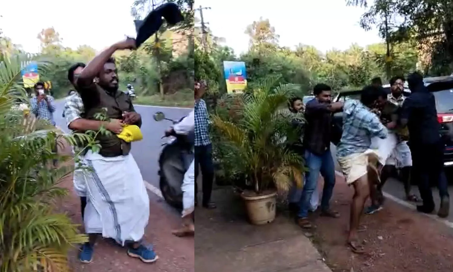 Black flag for Chief Minister in Kannur