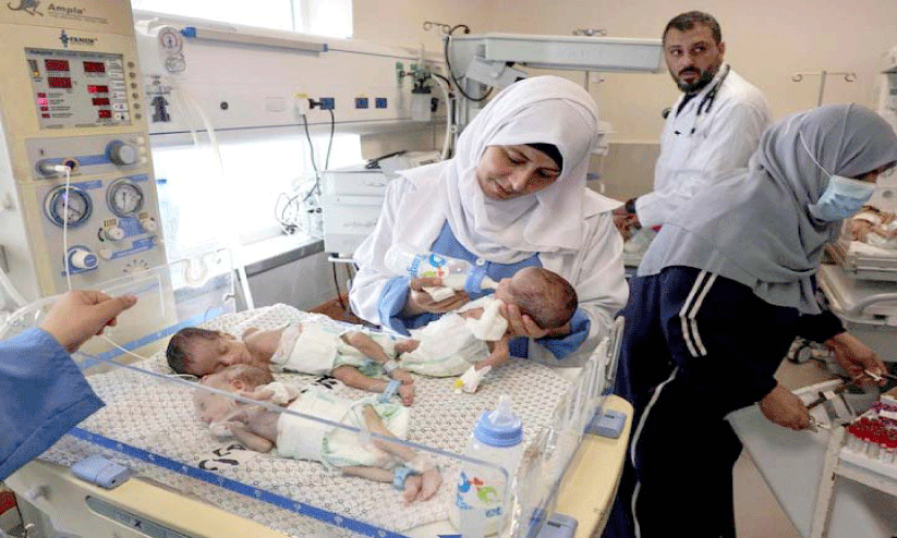 ഗ​സ്സ​യി​ലെ 31 ന​വ​ജാ​ത ശി​ശു​ക്കൾ യു.​എ.​ഇ ഫീ​ൽ​ഡ്​ ആ​ശു​പ​ത്രി​യിൽ