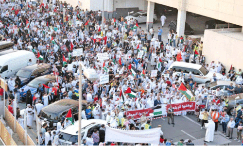 ഗ​സ്സ ഐ​ക്യ​ദാ​ർ​ഢ്യ മാ​ർ​ച്ച്