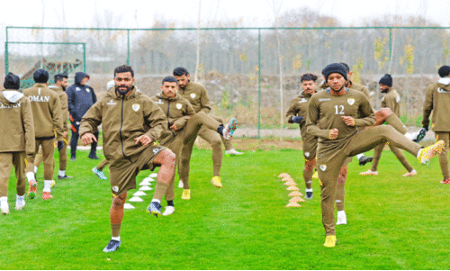 ലോ​ക​ക​പ്പ്​ യോ​ഗ്യ​ത: കി​ർ​ഗി​സ്താ​നി​ൽ പ​രി​ശീ​ല​ന​വു​മാ​യി ഒ​മാ​ൻ