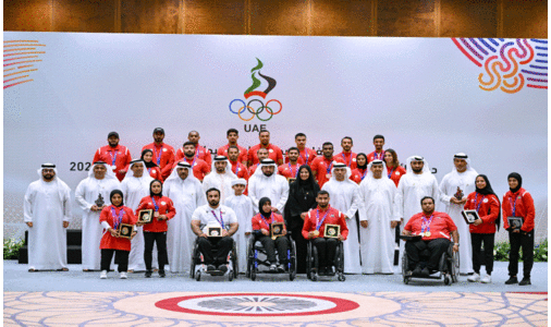 യു.​എ.​ഇ​യു​ടെ ഏ​ഷ്യ​ൻ ഗെ​യിം​സ്​ താ​ര​ങ്ങ​ളെ അ​നു​മോ​ദി​ച്ചു