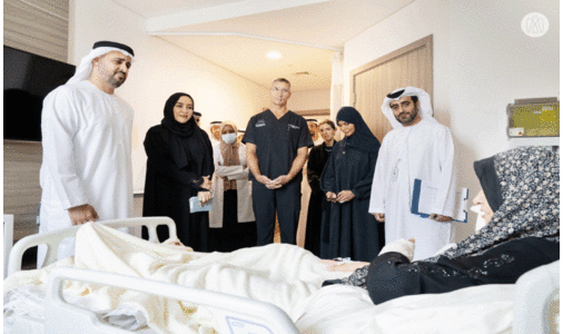 ഗ​സ്സ കു​ട്ടി​ക​ളെ ശൈ​ഖ്​ ദി​യാ​ബ്​ സ​ന്ദ​ർ​ശി​ച്ചു