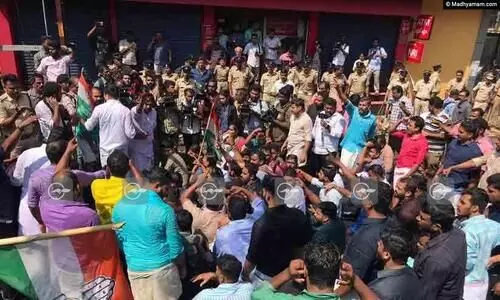 കണ്ണൂരിൽ യൂത്ത് കോൺഗ്രസ് മാർച്ചിനിടെ സംഘർഷം