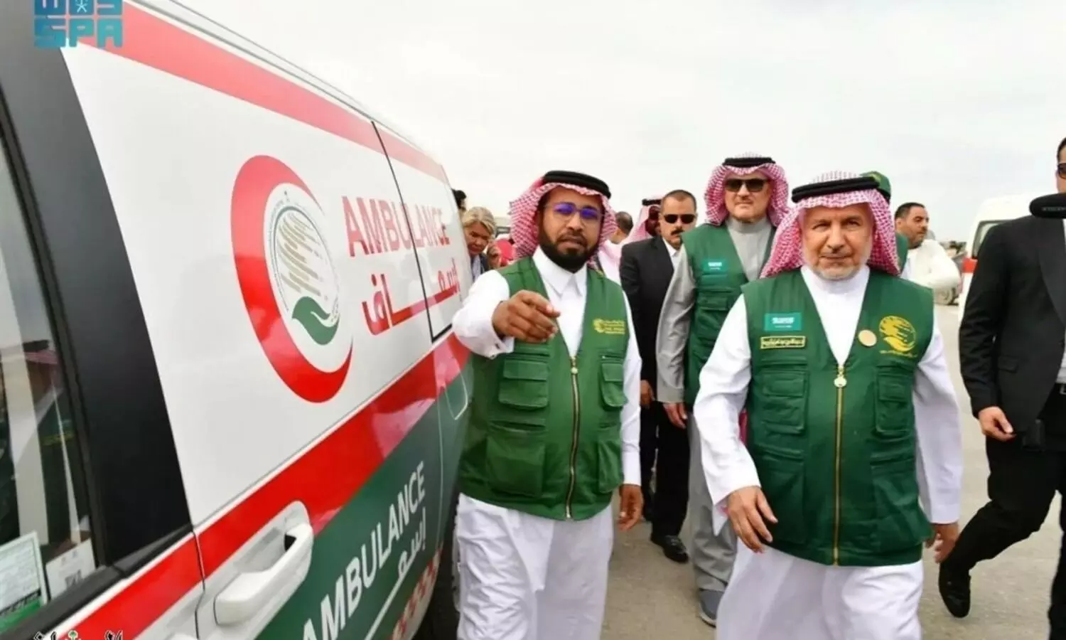 ഗസ്സയിലേക്കുള്ള ദുരിതാശ്വാസ പുരോഗതി വിലയിരുത്താൻ സൗദി റിലീഫ്​ സെൻറർ മേധാവി അൽ അരീഷിലെത്തി