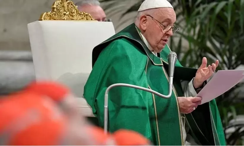 ഇതിനെ യുദ്ധമെന്ന് ഇനിയും പറയാനാവില്ല; ഇത് തീവ്രവാദമാണ് - ഫ്രാൻസിസ് മാർപാപ്പ