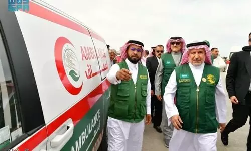 ഗസ്സയിലേക്കുള്ള ദുരിതാശ്വാസ പുരോഗതി വിലയിരുത്താൻ സൗദി റിലീഫ്​ സെൻറർ മേധാവി അൽ അരീഷിലെത്തി