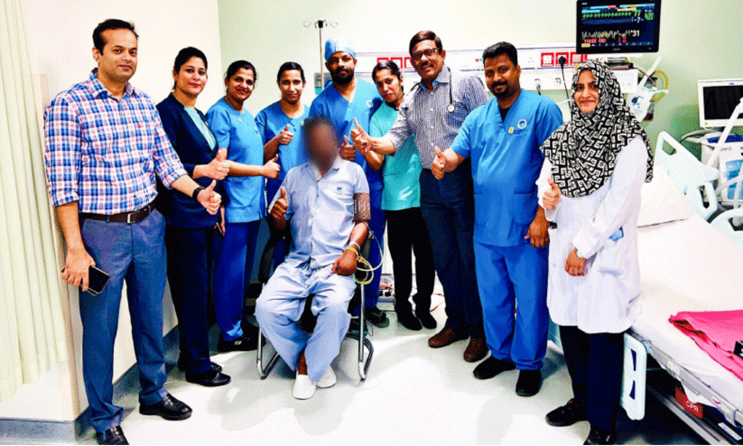 അ​തി​വേ​ഗ ഇ​ട​പെ​ട​ൽ, ഹൃ​ദ​യാ​ഘാ​തം സം​ഭ​വി​ച്ച രോ​ഗി​യു​ടെ ജീ​വ​ൻ ര​ക്ഷി​ച്ച് ആ​സ്റ്റ​ർ റോ​യ​ൽ അ​ൽ​റ​ഫ ഹോ​സ്പി​റ്റ​ൽ