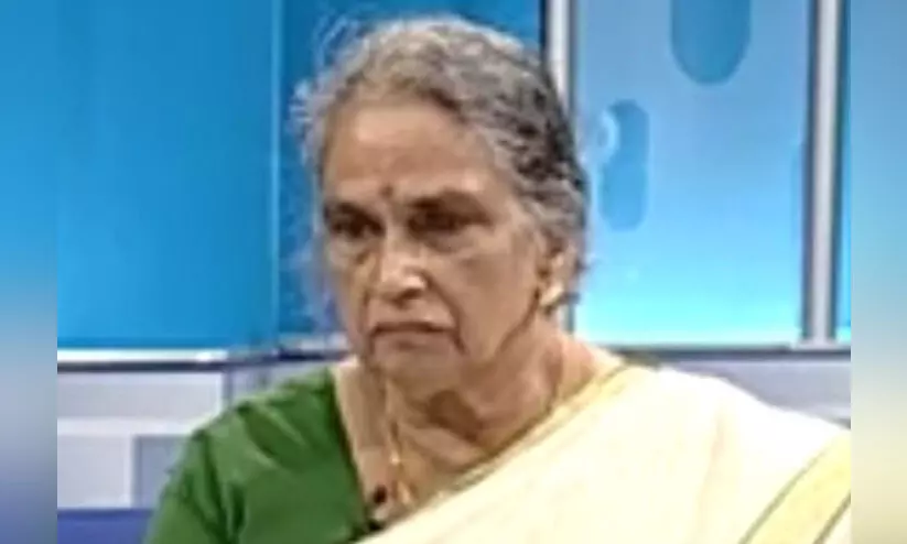 Artist Namboothiris wife Mrinalini passed away Artist Namboothiris wife Mrinalini passed away